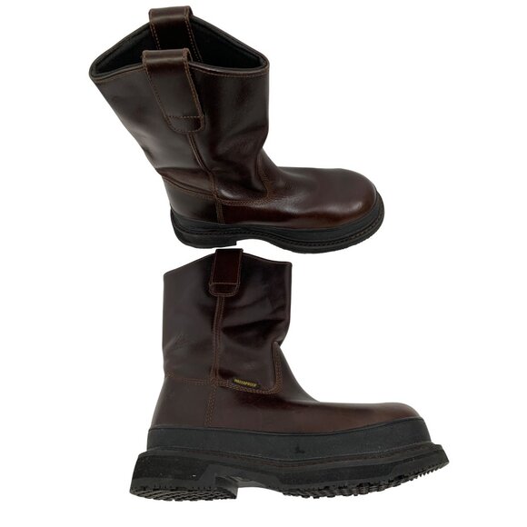 Ace Bronco II Work Boots 77609 Unisex Leather Safety USA M 5 / W 6.5 V10651 - Picture 2 of 13